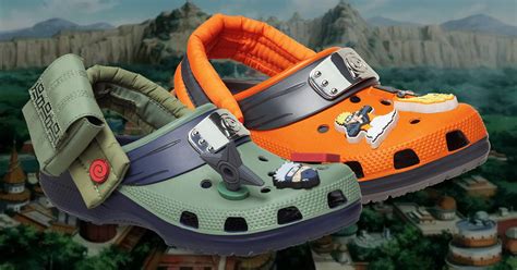 crocs naruto collab